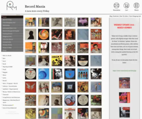 Recordmania.net(Record Mania Store) Screenshot