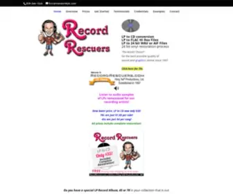 Recordrescuers.com(LP to CD Services) Screenshot