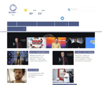 Recordrio.com.br(Rede Record) Screenshot