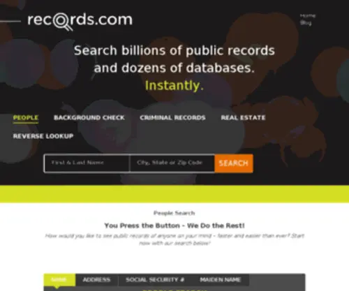 Records.com(People Search) Screenshot