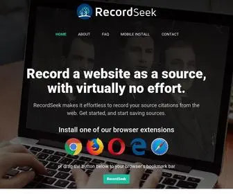 Recordseek.com(Recordseek) Screenshot