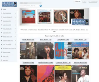 Recordsmerchant.com(Vinyl records) Screenshot