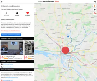 RecordStores.love(All record stores on one map) Screenshot