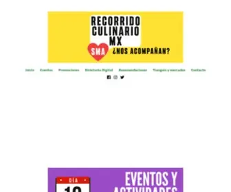 Recorridoculinariomx.com(¿Nos acompañas) Screenshot