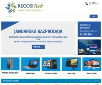 Recositech.com(Obnovljena računalniška oprema za vsak žep) Screenshot