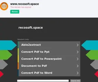 Recosoft.space(Recosoft space) Screenshot