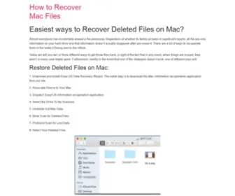 Recover-Files-Mac.com(Recover Deleted files on Mac/Windows by Wondershare Data Recovery) Screenshot