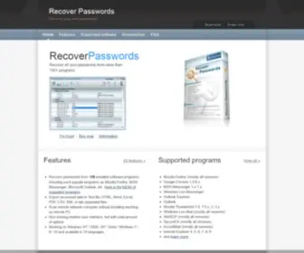 Recover-Passwords.com(Recover Passwords) Screenshot