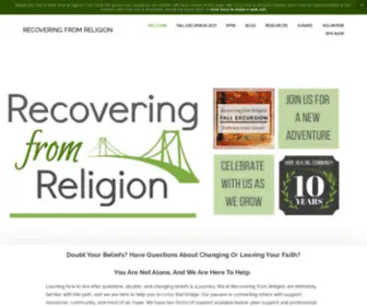 Recoveringfromreligion.org(Recovering from Religion) Screenshot