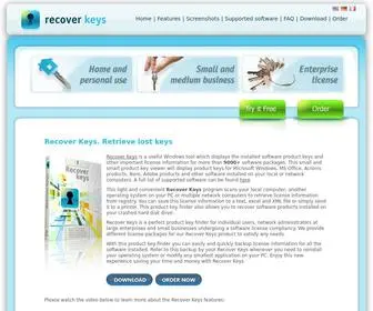 Recoverkeys.com(Recover Keys) Screenshot