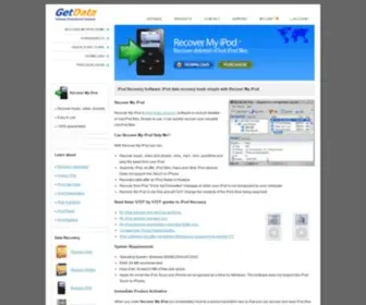 Recovermyipod.com(IPod Recovery Software) Screenshot