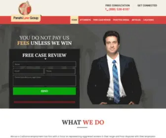 Recovermywages.com(Aggressive San Jose Employment Lawyers) Screenshot