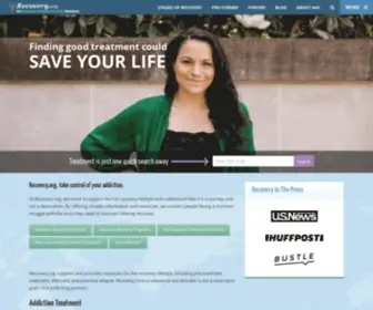 Recovery.org(Alcohol and Drug Abuse Treatment Resources) Screenshot