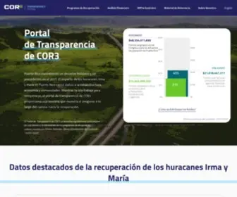 Recovery.pr(Portal de Transparencia de COR3) Screenshot