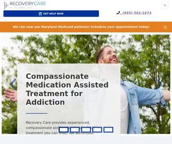 Recoverycare.org(Stop searching for "Suboxone Clinic Near Me". Recovery Care) Screenshot