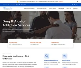 Recoveryfirst.org(Recovery First Hollywood) Screenshot