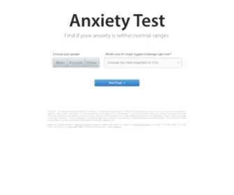 Recoveryformula.com(Anxiety Test) Screenshot