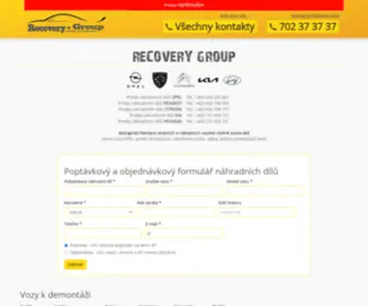 Recoverygroup.cz(Recovery group) Screenshot