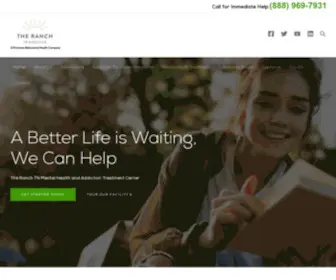 Recoveryranch.com(A better life) Screenshot