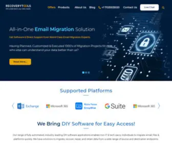 Recoverytools.com(Expert in Data Recovery) Screenshot