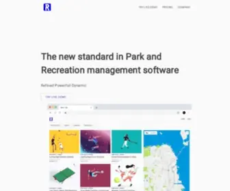 RecPark.io(Park and Rec facility management software Recpark) Screenshot