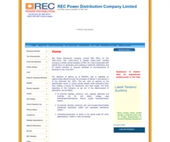 RecPdcl.in(REC Power Distribution Company Limited About RECPDCL Picture Gallery Login Form) Screenshot