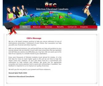 RecPK.com(Robertson Educational Consultants) Screenshot