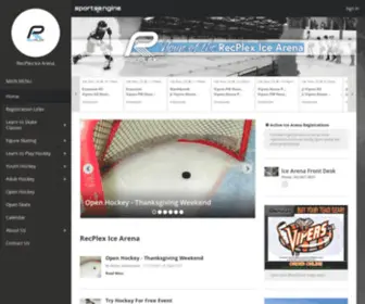 RecPlexicearena.com(RecPlex Ice Arena) Screenshot