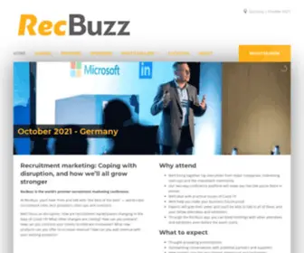RecPlusconference.com(RecBuzz Conference) Screenshot