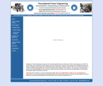 RecPower.com(Recreational Power Engineering) Screenshot