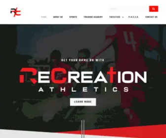 Recreateathletics.com(The ReCreation Arena) Screenshot