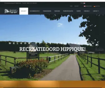 Recreatieoordhippique.nl Screenshot