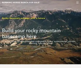 Recreationestate.com(Running horse ranch for sale) Screenshot