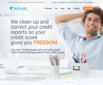 Recredit.co(Credit Repair Services) Screenshot