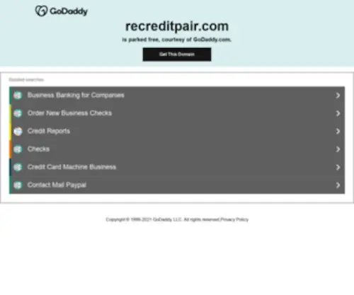 Recreditpair.com(Free credit report) Screenshot