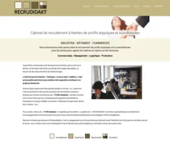 Recrudidakt.com(Recrudidakt, cabinet de recrutement Nantes) Screenshot