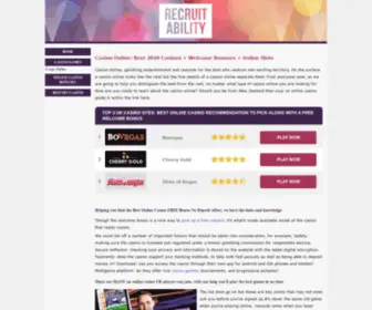 Recruit-Ability.co.uk(Recruit Ability) Screenshot
