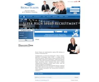 Recruit.com.pl(Executive Search and Business Consulting) Screenshot