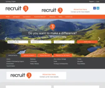 Recruit3.org.uk(Charity Jobs) Screenshot
