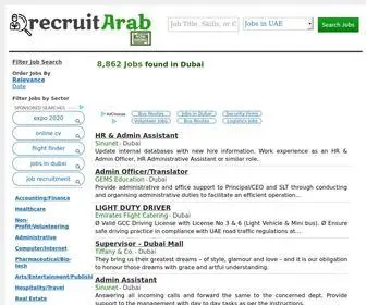 Recruitarab.com(Dubai jobs) Screenshot