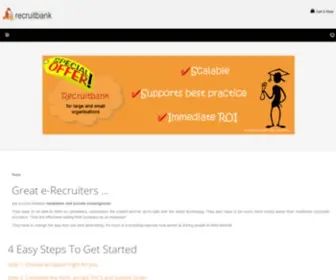 Recruitbank.co.za(Recruitbank e) Screenshot