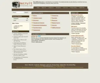 Recruitdirectory.com(Recruitment Directory) Screenshot