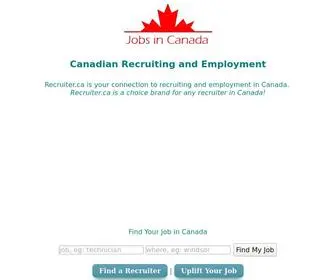 Recruiter.ca(Recruiting in Canada) Screenshot