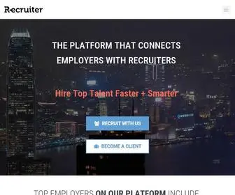 Recruiter.com(OnDemand Contract Recruiters and Recruiting Solutions) Screenshot