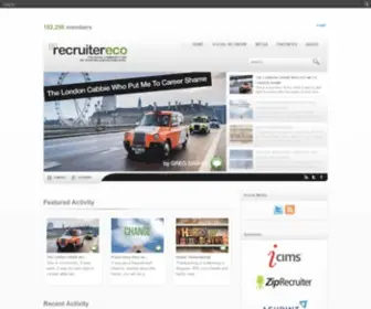 Recruitereco.com(The Social Community for HR) Screenshot