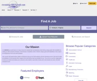 Recruitingablegrads.com(Search for jobs) Screenshot