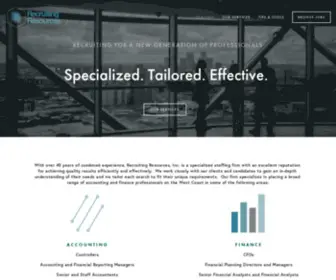 Recruitingresources.cc(Recruiting Resources) Screenshot