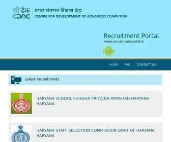 Recruitment-Portal.in Screenshot