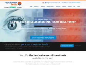 Recruitment-Tests.co.uk(Recruitment Tests) Screenshot