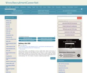 Recruitmentcareer.net(Bank, Railway, SSC, PSC Govt Jobs Engine) Screenshot